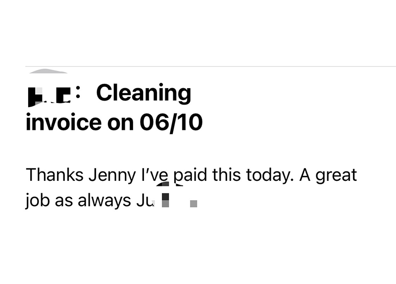 Customer feedback